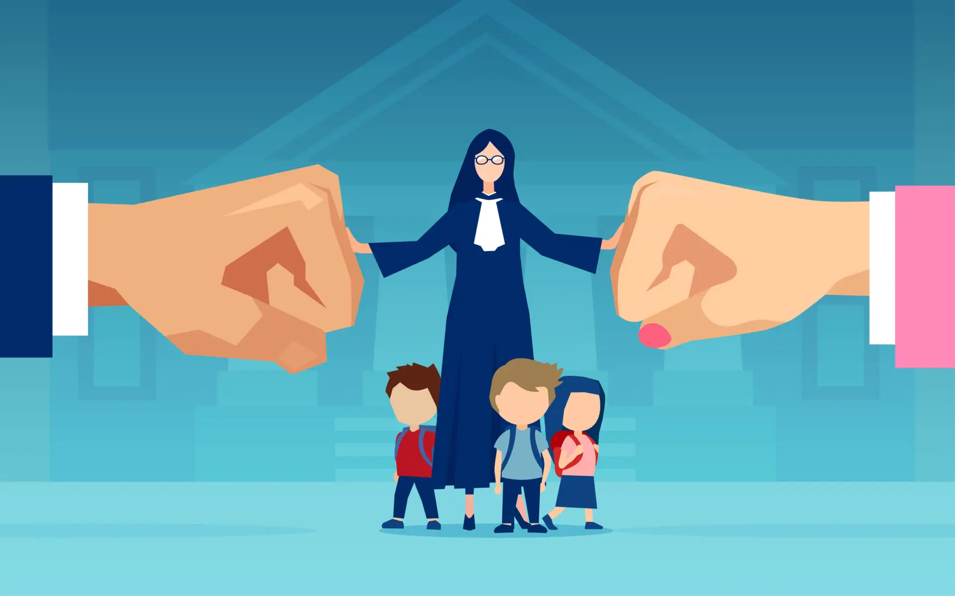 Verblijfsregeling van de kinderen